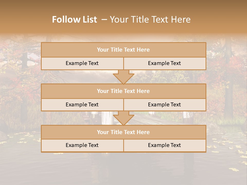 Czerwony Kolorowy Molo PowerPoint Template