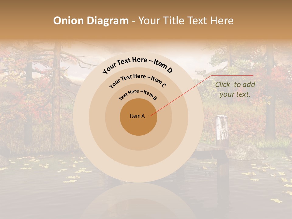 Czerwony Kolorowy Molo PowerPoint Template