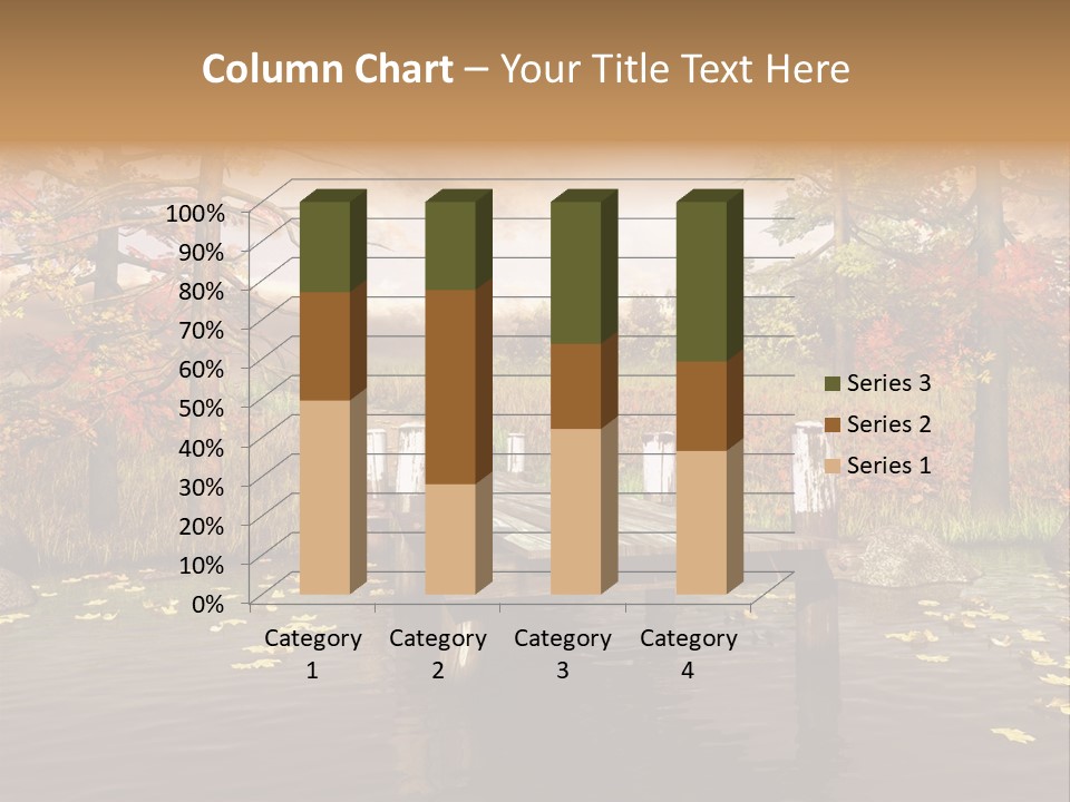 Czerwony Kolorowy Molo PowerPoint Template