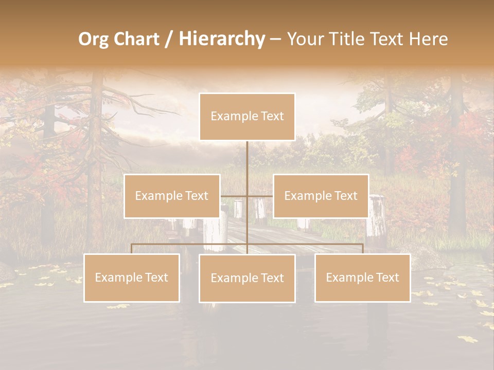 Czerwony Kolorowy Molo PowerPoint Template