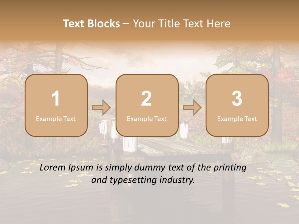 Czerwony Kolorowy Molo PowerPoint Template