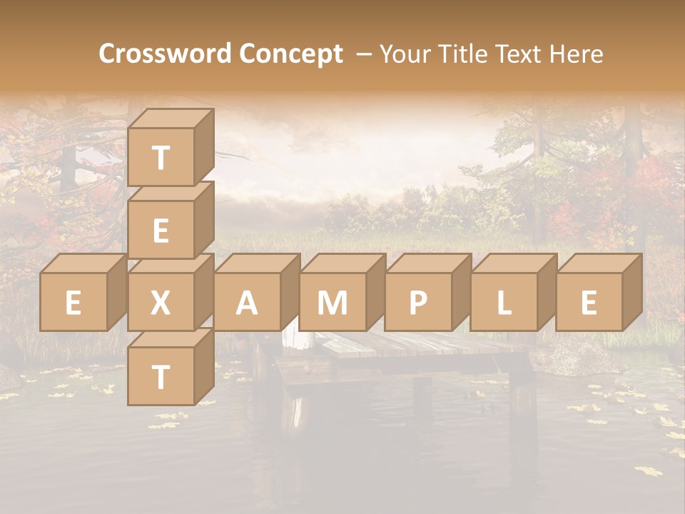 Czerwony Kolorowy Molo PowerPoint Template