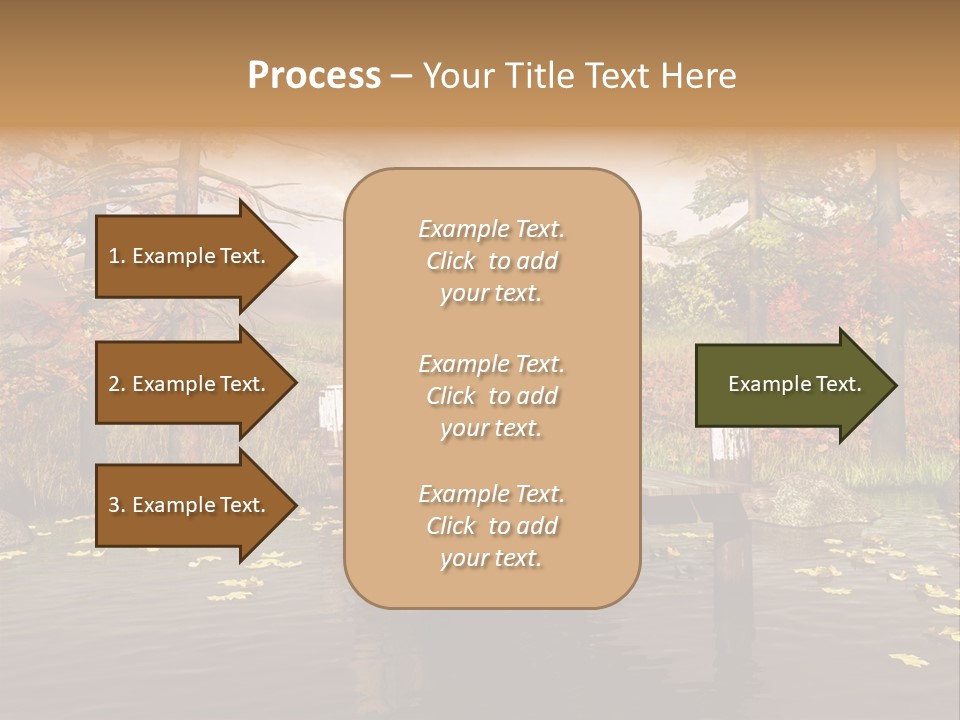 Czerwony Kolorowy Molo PowerPoint Template