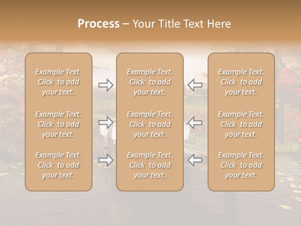 Czerwony Kolorowy Molo PowerPoint Template
