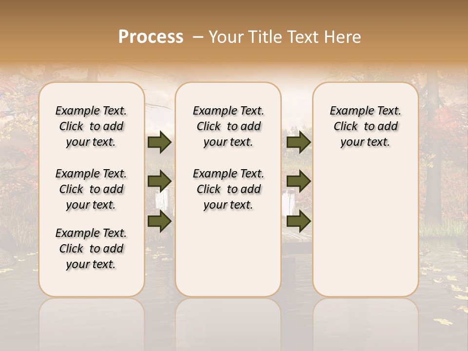Czerwony Kolorowy Molo PowerPoint Template