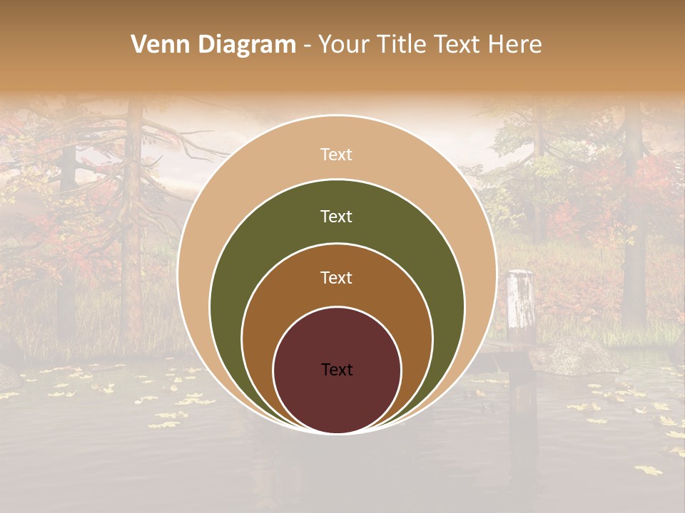 Czerwony Kolorowy Molo PowerPoint Template