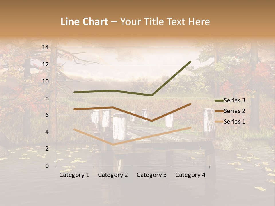 Czerwony Kolorowy Molo PowerPoint Template