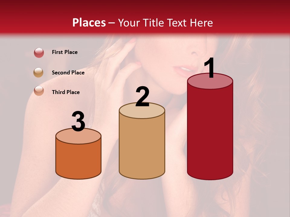 Seductive  Beauty PowerPoint Template