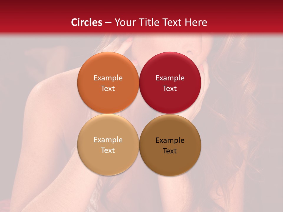 Seductive  Beauty PowerPoint Template