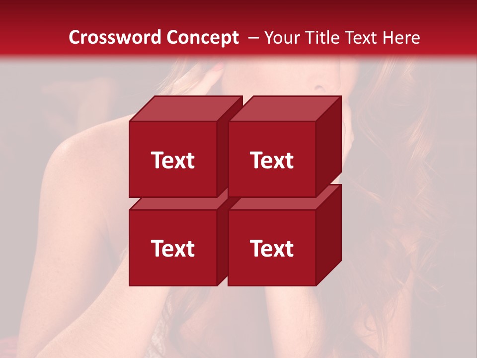 Seductive  Beauty PowerPoint Template