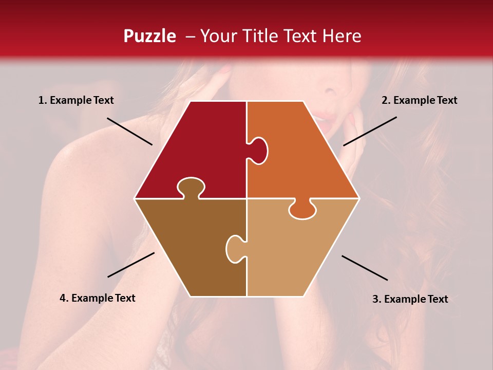 Seductive  Beauty PowerPoint Template