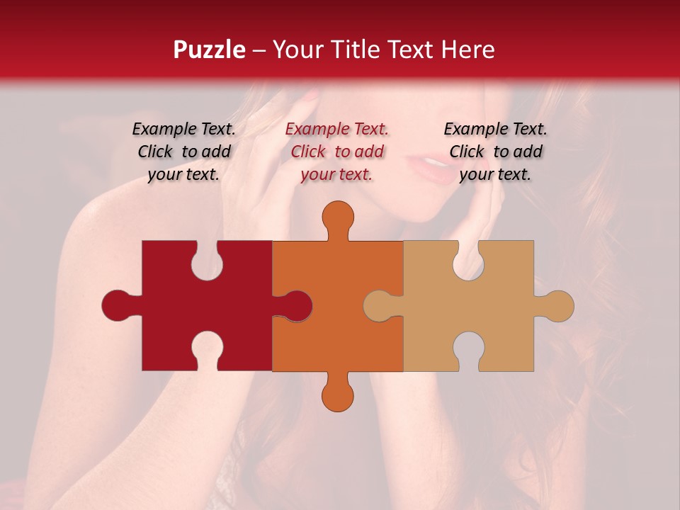 Seductive  Beauty PowerPoint Template