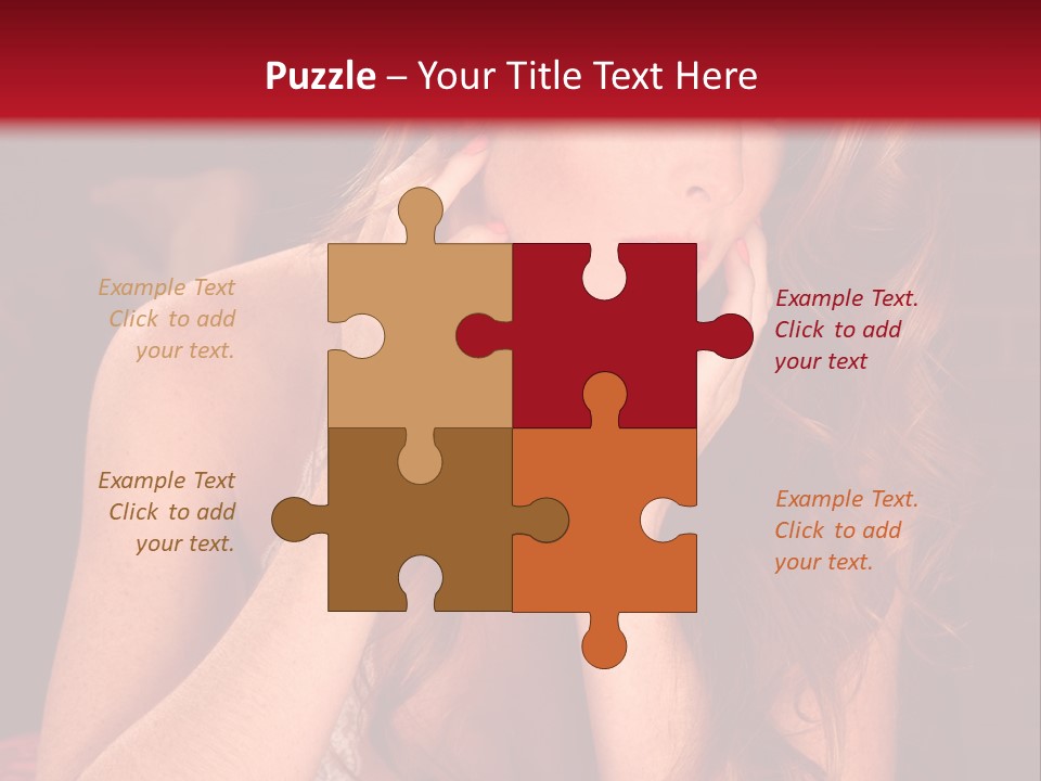 Seductive  Beauty PowerPoint Template