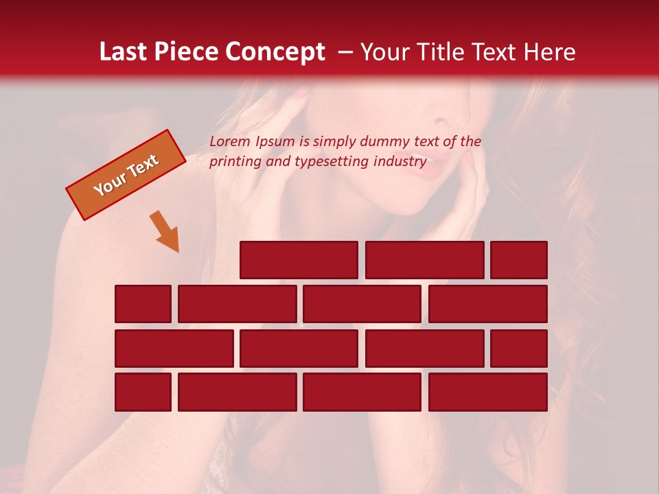 Seductive  Beauty PowerPoint Template