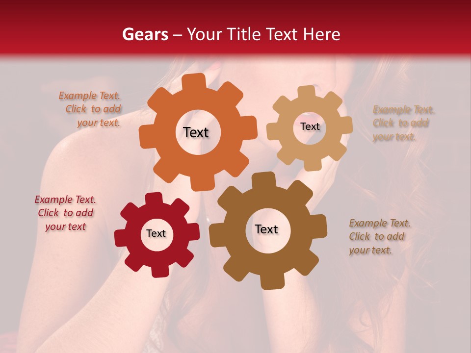 Seductive  Beauty PowerPoint Template