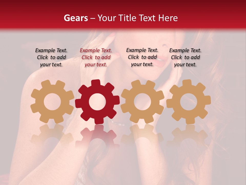 Seductive  Beauty PowerPoint Template