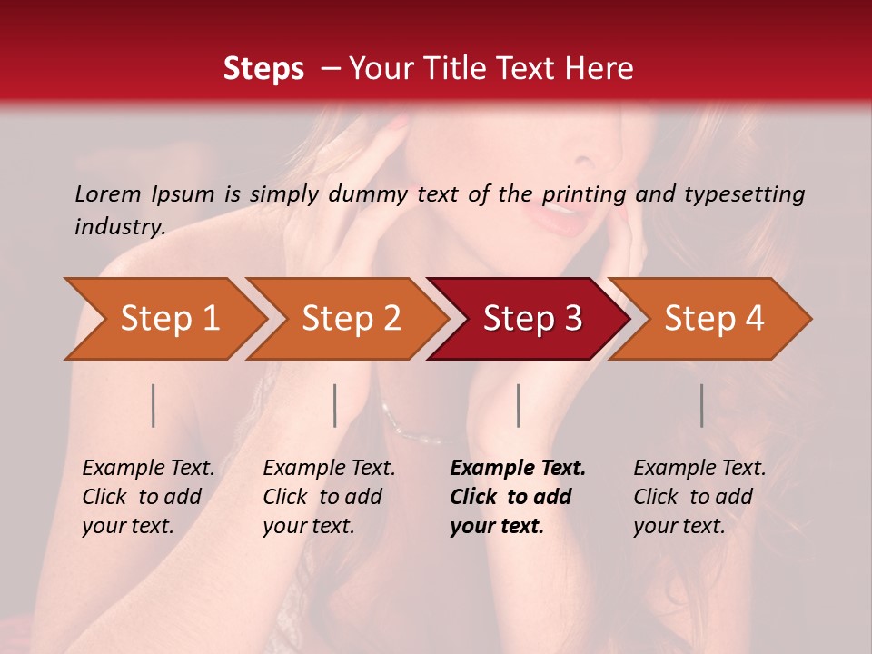 Seductive  Beauty PowerPoint Template