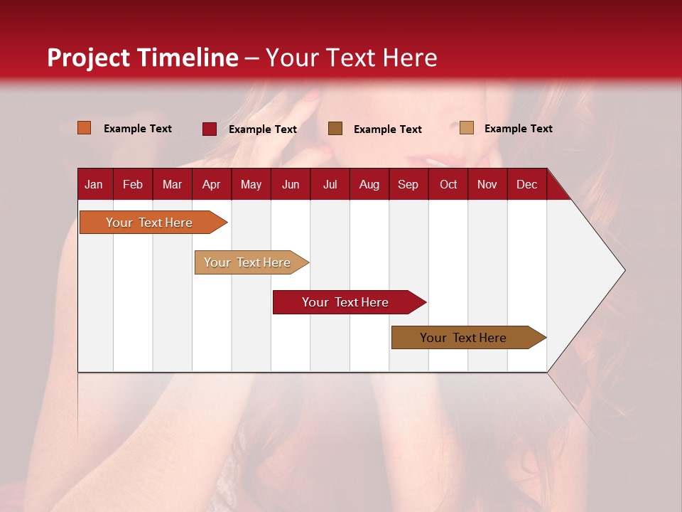 Seductive  Beauty PowerPoint Template