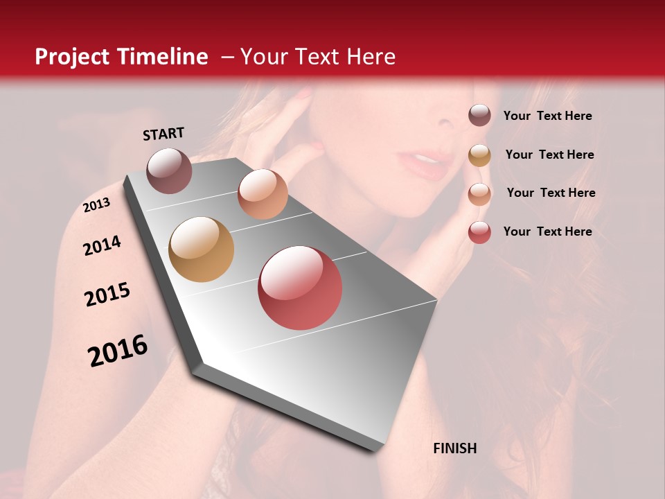 Seductive  Beauty PowerPoint Template
