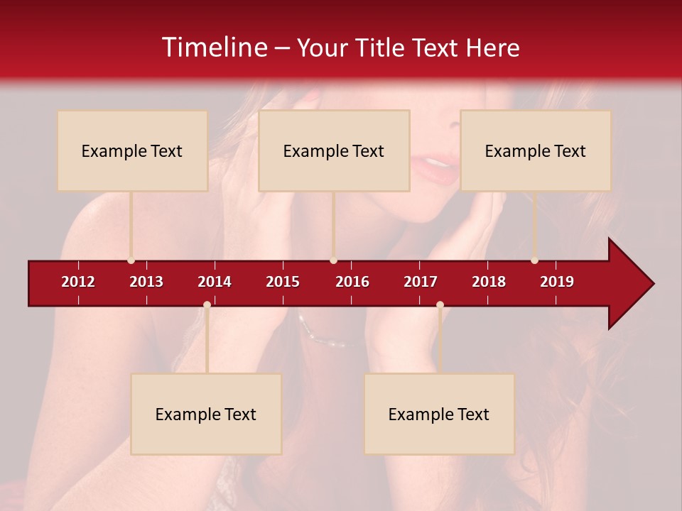 Seductive  Beauty PowerPoint Template