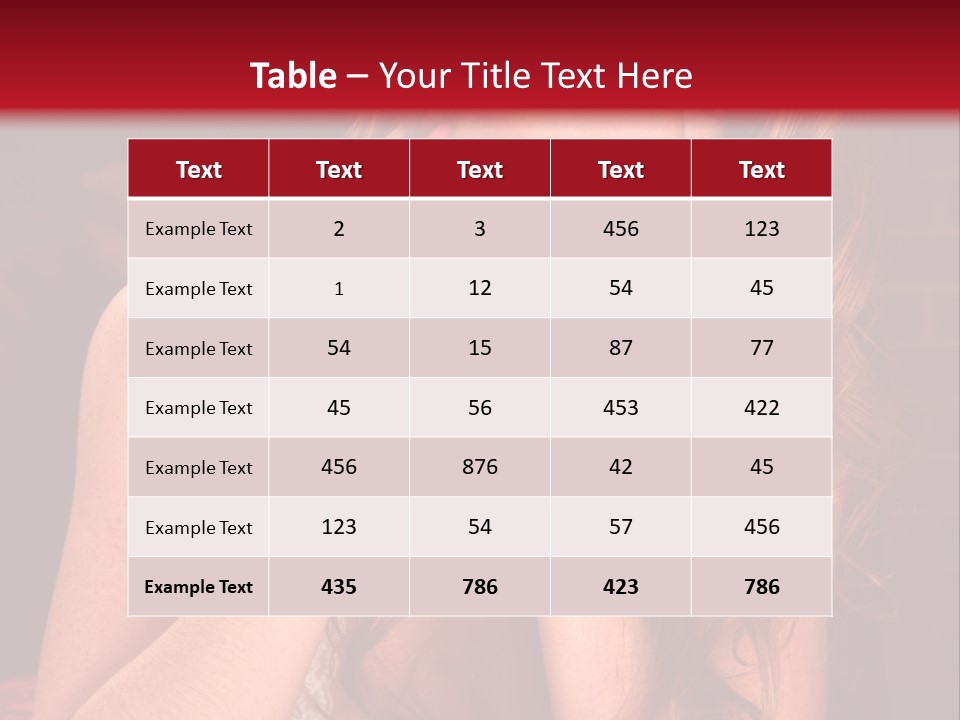 Seductive  Beauty PowerPoint Template