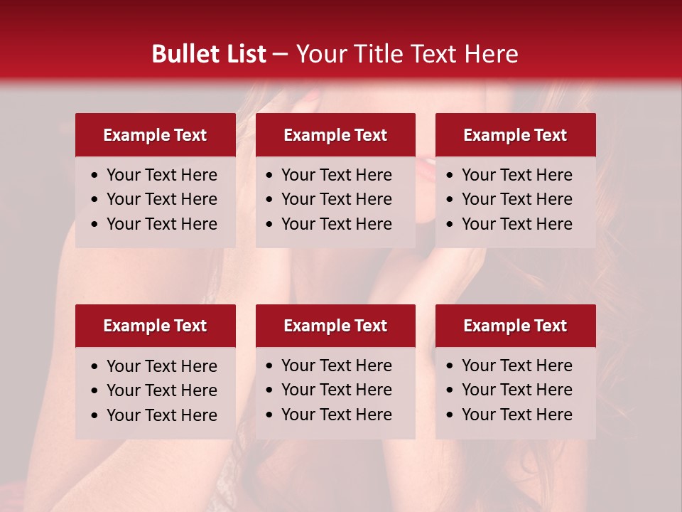 Seductive  Beauty PowerPoint Template