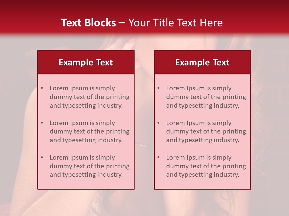 Seductive  Beauty PowerPoint Template