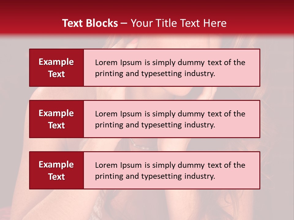 Seductive  Beauty PowerPoint Template