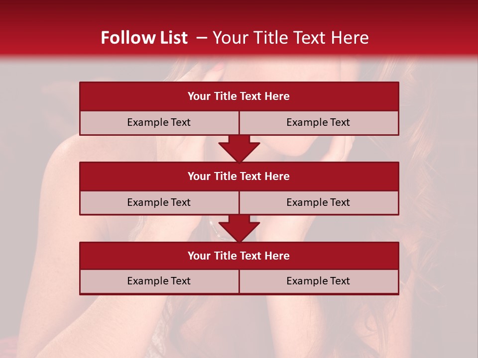 Seductive  Beauty PowerPoint Template