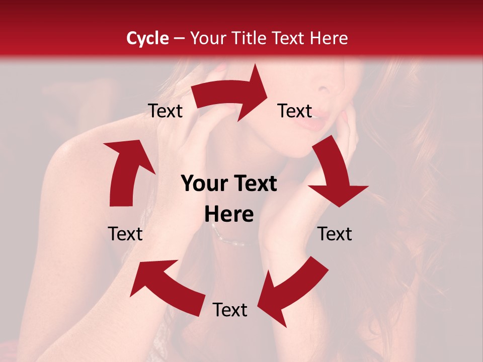 Seductive  Beauty PowerPoint Template