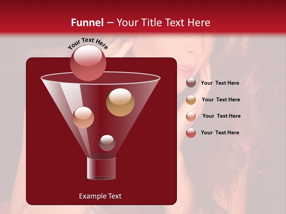 Seductive  Beauty PowerPoint Template