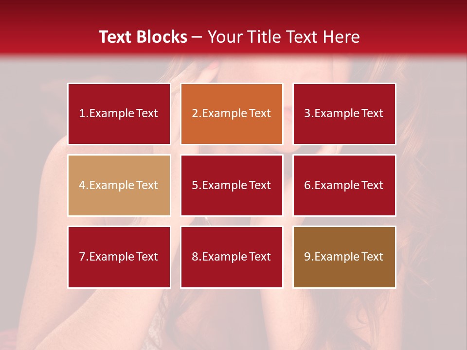 Seductive  Beauty PowerPoint Template