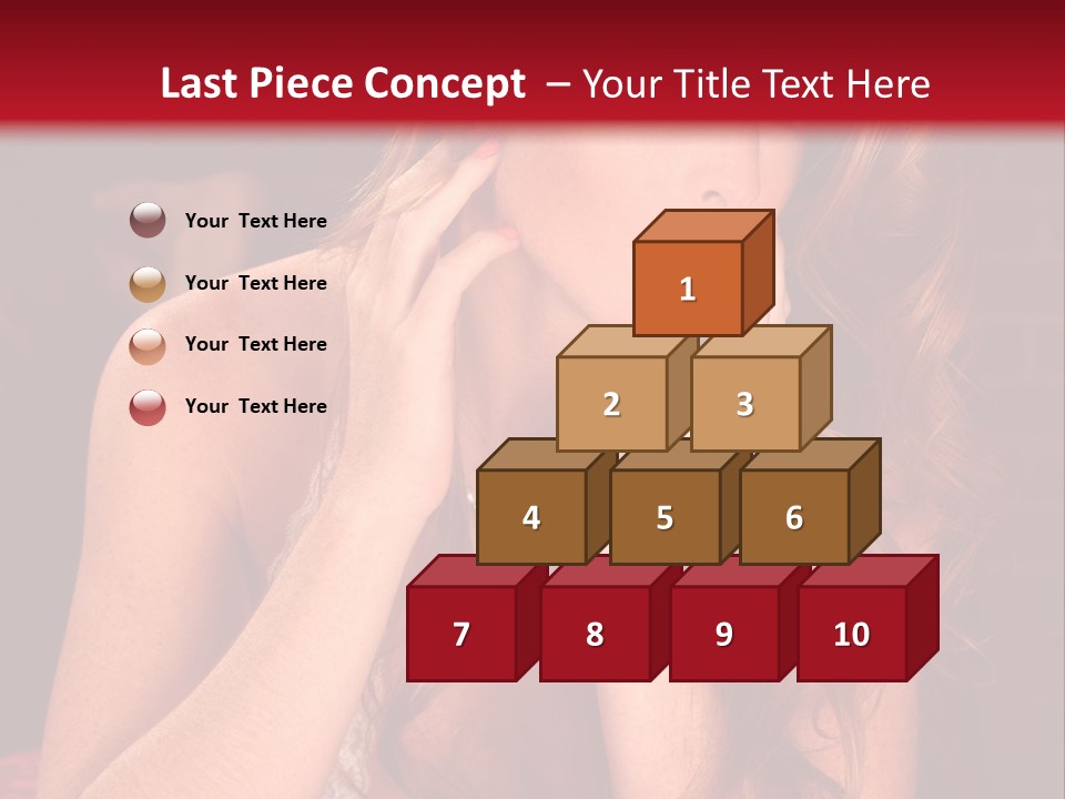 Seductive  Beauty PowerPoint Template