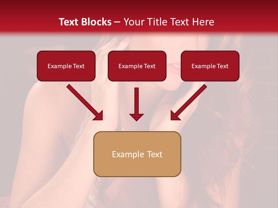 Seductive  Beauty PowerPoint Template