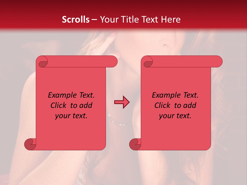 Seductive  Beauty PowerPoint Template