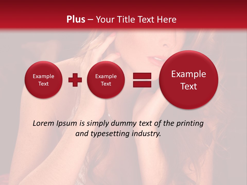 Seductive  Beauty PowerPoint Template