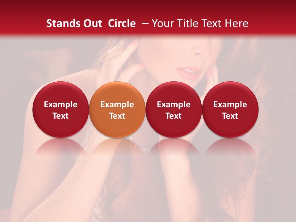Seductive  Beauty PowerPoint Template