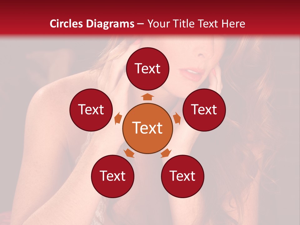 Seductive  Beauty PowerPoint Template