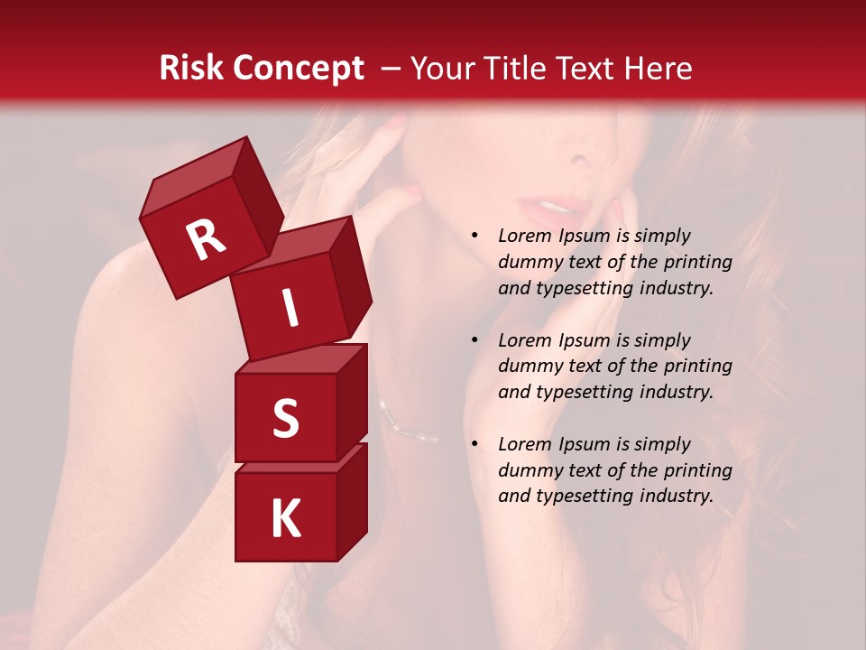 Seductive  Beauty PowerPoint Template