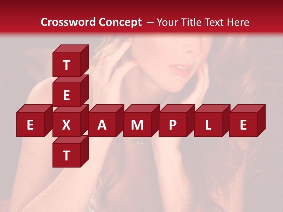 Seductive  Beauty PowerPoint Template