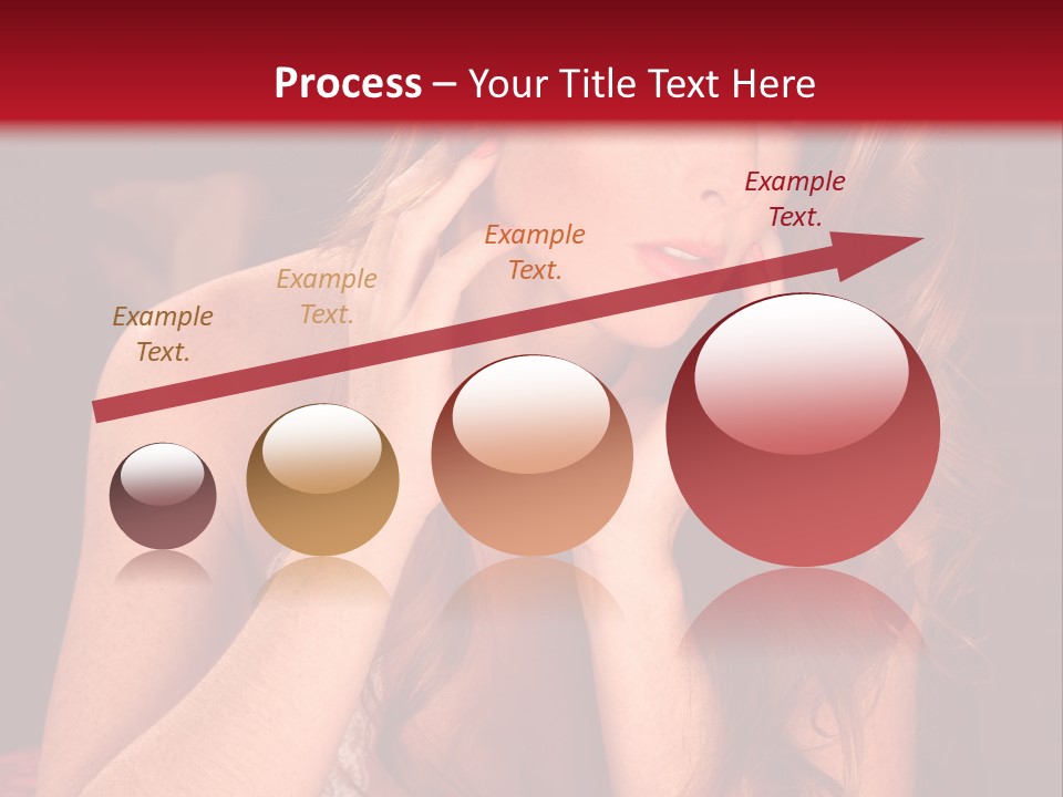 Seductive  Beauty PowerPoint Template