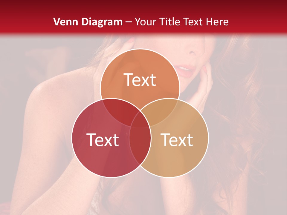 Seductive  Beauty PowerPoint Template