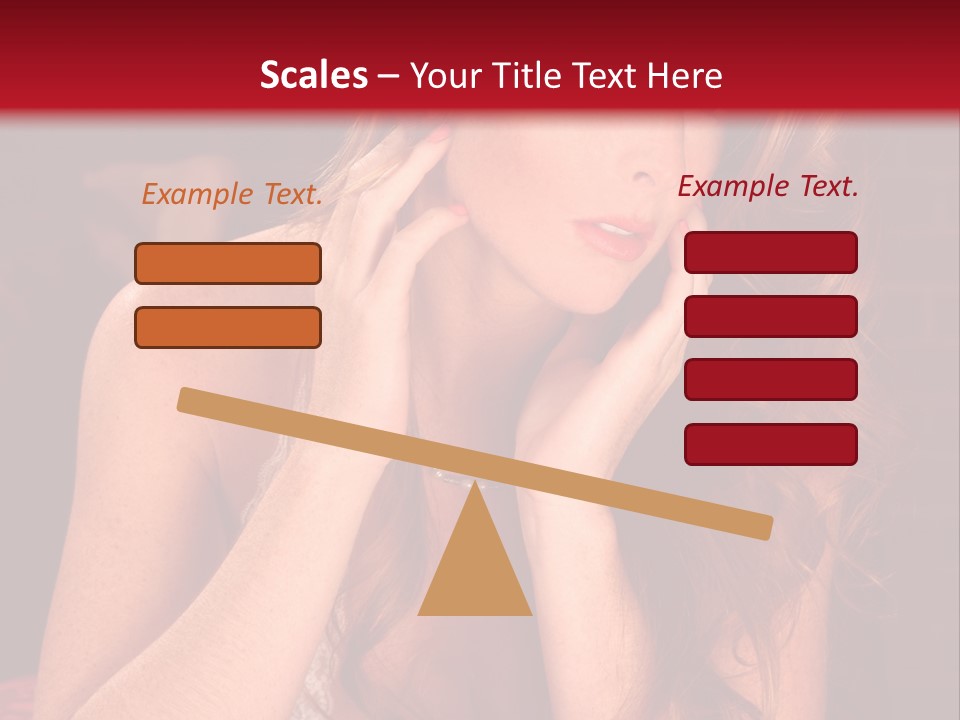 Seductive  Beauty PowerPoint Template
