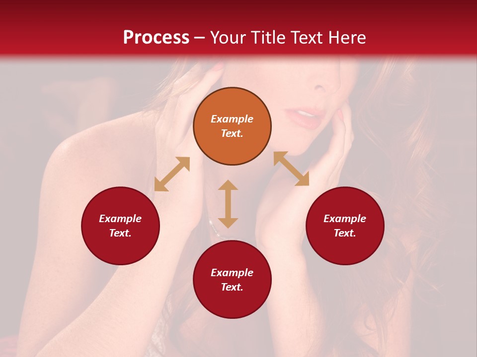 Seductive  Beauty PowerPoint Template