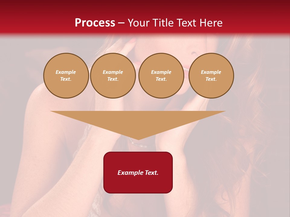 Seductive  Beauty PowerPoint Template