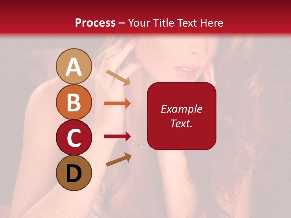 Seductive  Beauty PowerPoint Template