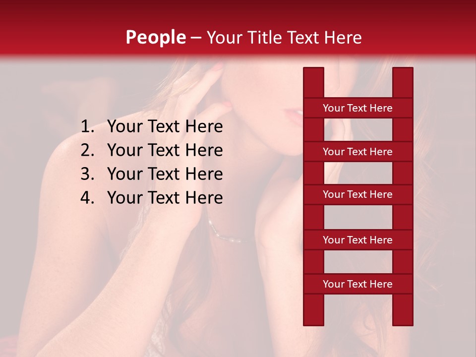 Seductive  Beauty PowerPoint Template