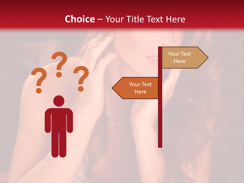 Seductive  Beauty PowerPoint Template
