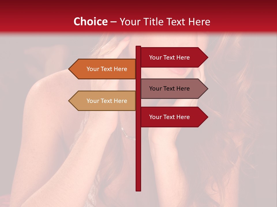 Seductive  Beauty PowerPoint Template