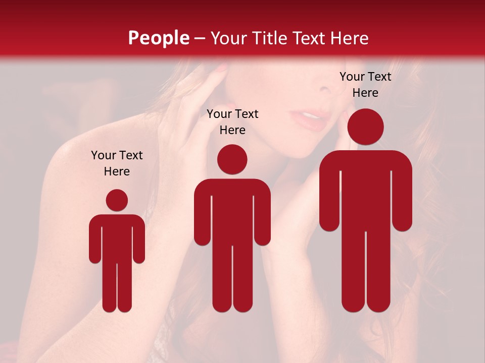 Seductive  Beauty PowerPoint Template